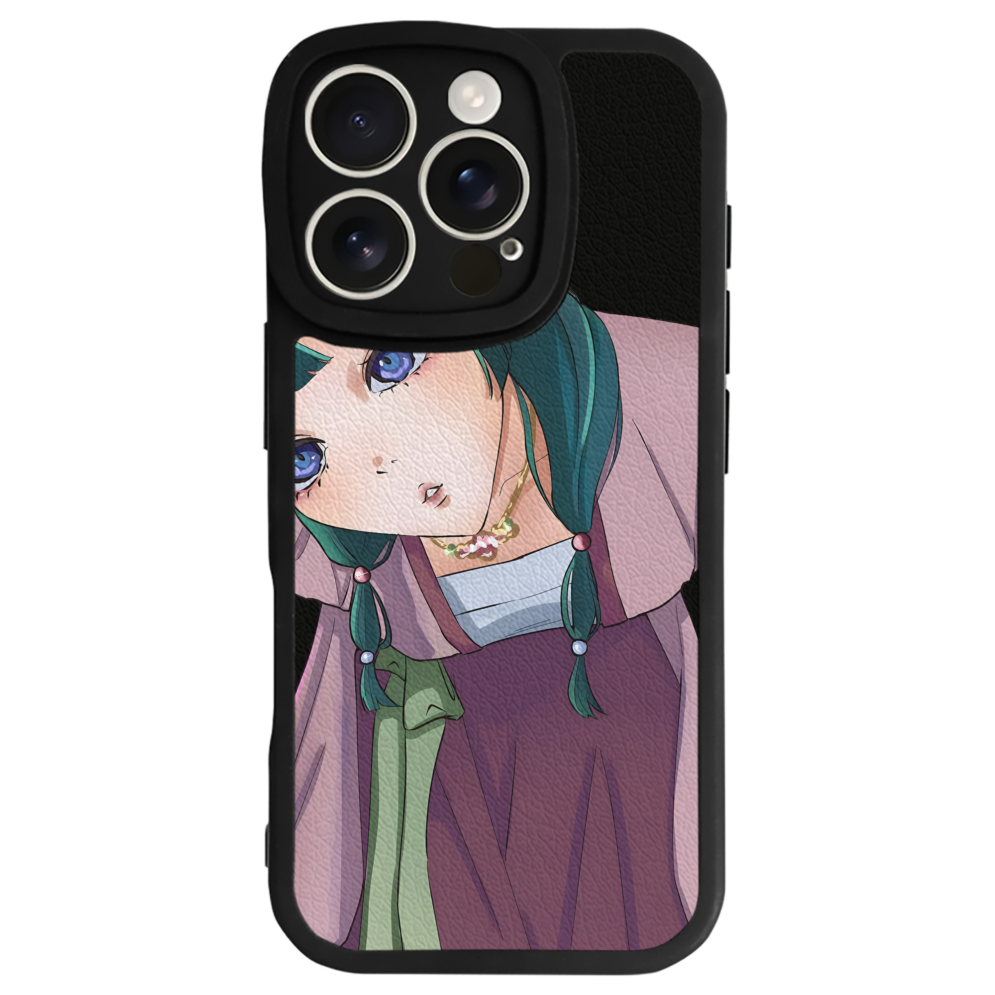 （画像用） 薬屋のひとりごと The Apothecary Diaries 【iPhone 16シリーズ対応】シリコンスマホケース（レザー調） 材質：シリコン